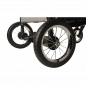 Preview: Hundebuggy Big Smart - Grau - 4 Räder - 40 Kilo Tragkraft