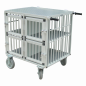 Preview: Showtrolley Expose M - Für 4 Hunde - Aluminium - Mit Rädern - 90 x 70 x 95 cm