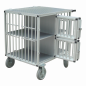 Preview: Showtrolley Expose M - Für 4 Hunde - Aluminium - Mit Rädern - 90 x 70 x 95 cm