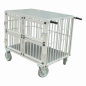 Preview: Showtrolley Expose M - Für 4 Hunde - Aluminium - Mit Rädern - 90 x 70 x 95 cm