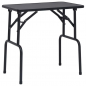 Preview: Professioneller Trimmtisch - mit Galgen - Metallbeine - 90x60 cm - Farbe schwarz