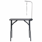 Preview: Professioneller Hunde-Trimmtisch - rutschfest - 81x49 cm - Farbe schwarz