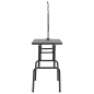 Preview: Professioneller Hunde-Trimmtisch - rutschfest - 81x49 cm - Farbe schwarz
