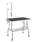 Preview: Edelstahl Trimmtisch - Trimmarm mit Trimmschlaufe - 90x60x80 cm