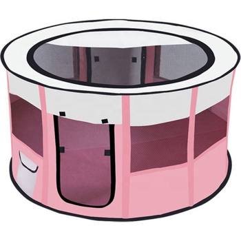 Welpenfreilauf Rund Rosa