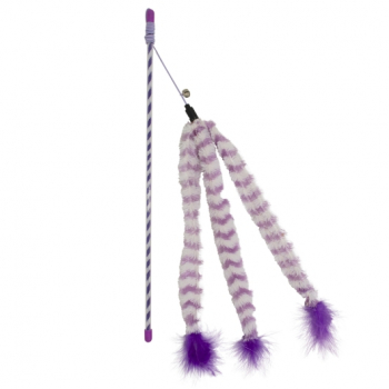 Duvoplus Cat Toy Spielangel Catchy Plüsch-Schwanz