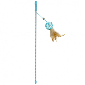 Duvoplus Cat Toy Spielangel Catchy Papierball - blau