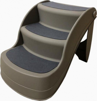 Hundetreppe für Sofa oder Auto grau
