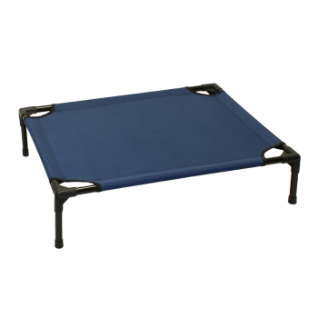 Campingliege für Hunde blau