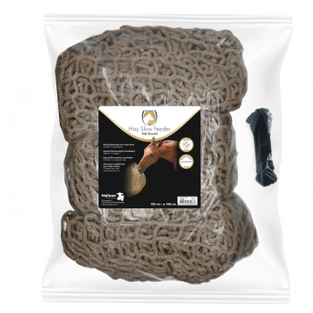 Hay Slow Feeder Net Rundballen