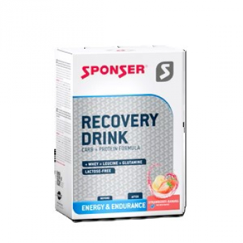 Sponser Recovery Drink Erdbeer-Banane 20x60g Einzelportion