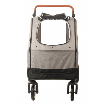 Hundebuggy Big Smart - Grau - 4 Räder - 40 Kilo Tragkraft