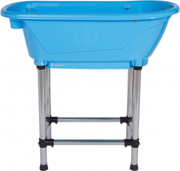Hundebadewanne Blau - Aluminiumbasis - 94x50 cm