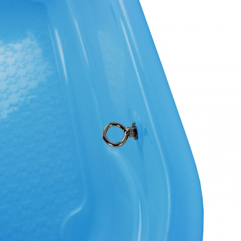 Hundebadewanne Blau - Aluminiumbasis - 94x50 cm