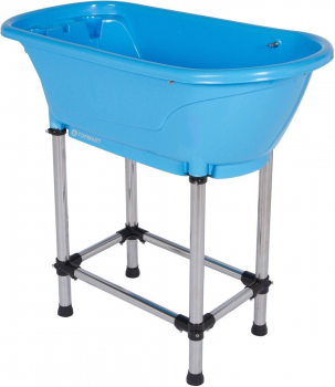 Hundebadewanne Blau - Aluminiumbasis - 94x50 cm