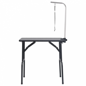 Professioneller Hunde-Trimmtisch - rutschfest - 81x49 cm - Farbe schwarz