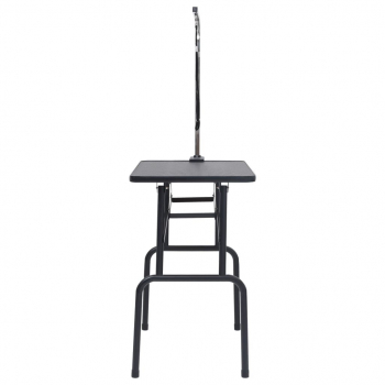 Professioneller Hunde-Trimmtisch - rutschfest - 81x49 cm - Farbe schwarz