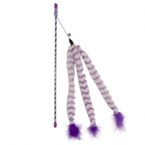 Violett/weiß