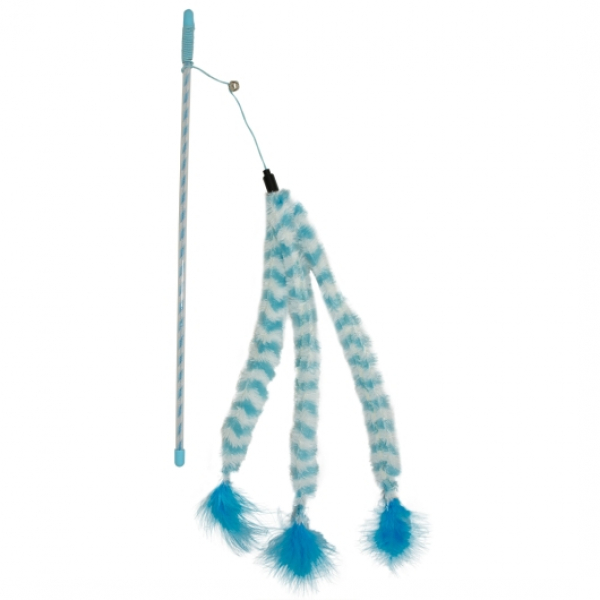 Duvoplus Cat Toy Spielangel Catchy Plüsch-Schwanz