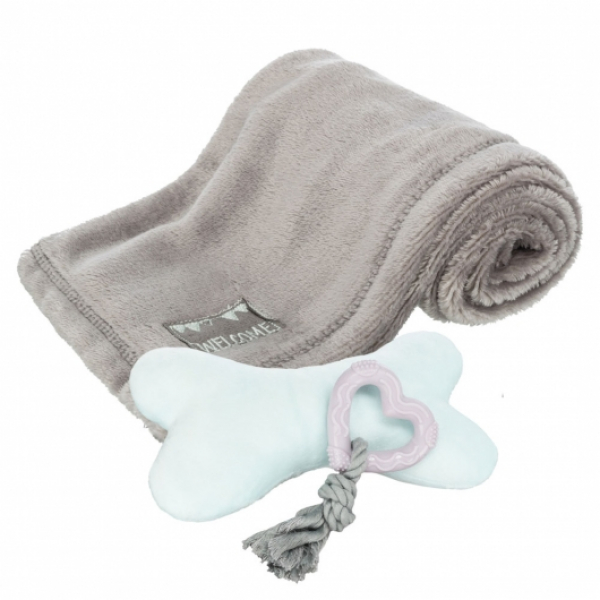 Hundedecke Welpen Set 3 Teilig - Fleece