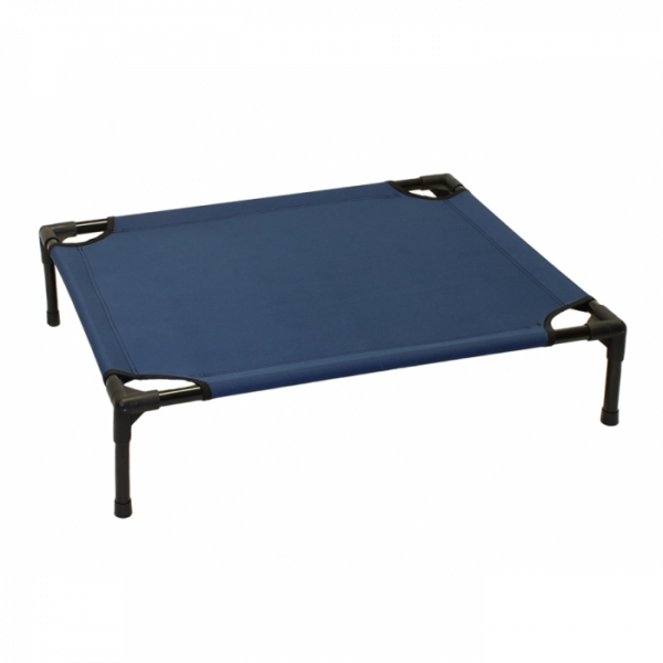 Campingliege für Hunde blau