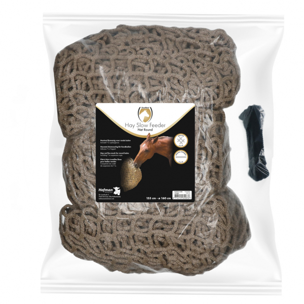 Hay Slow Feeder Net Rundballen