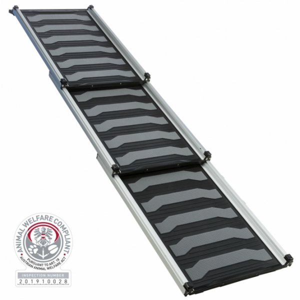 3-fach Teleskop-Rampe, Aluminium/TPR