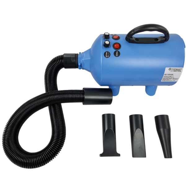 Hundehaartrockner 2400 Watt - hellblau