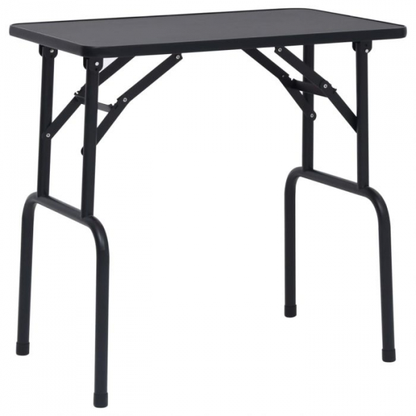 Professioneller Hunde-Trimmtisch - rutschfest - 81x49 cm - Farbe schwarz